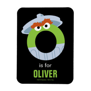 Sesame Street   O is voor Oscar Magneet