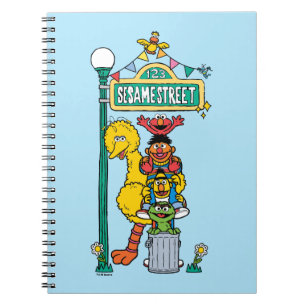 Sesame Street Onder het Sesame Street bord Notitieboek