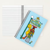 Sesame Street | Onder het Sesame Street-bord Notitieboek (Binnen)