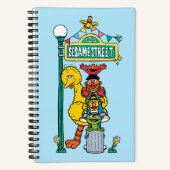 Sesame Street | Onder het Sesame Street-bord Notitieboek (Voorkant)