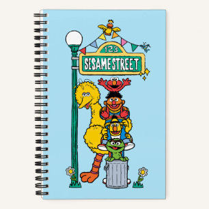 Sesame Street Onder het Sesame Street bord Notitieboek