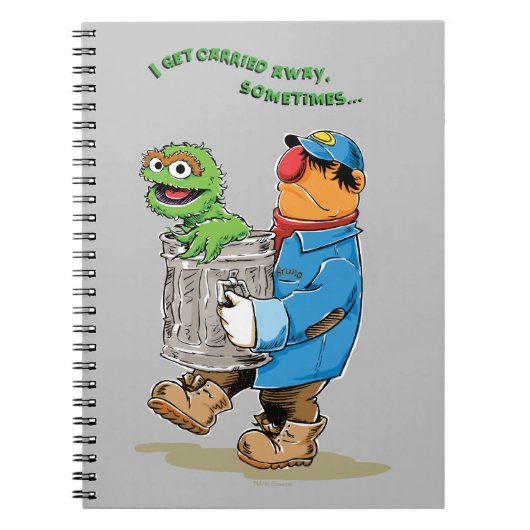 Sesame Street | Oscar & Bruno de vuilnisman Notitieboek (Voorkant)