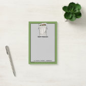 Sesame Street | Oscar de Griel | Voeg je naam toe Post-it® Notes (Kantoor)