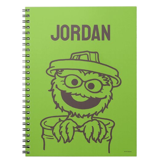 Sesame Street | Oscar de Grouch Heldere Notitieboek (Voorkant)