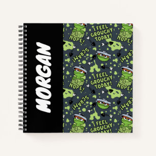 Sesame Street Oscar de Grouch Naam toevoegen Notitieboek