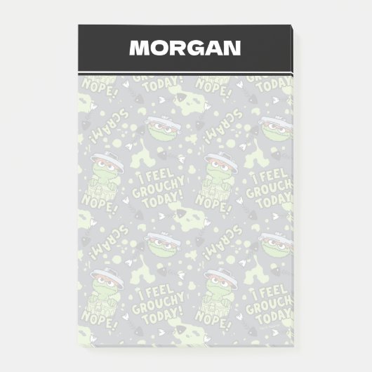 Sesame Street | Oscar de Grouch | Naam toevoegen Post-it® Notes (Voorkant)