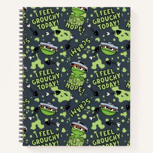 Sesame Street Oscar de Grucheloof patroon Notitieboek