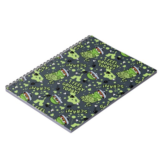 Sesame Street | Oscar de Grucheloose zinpatroon Notitieboek (Linkerzijde)