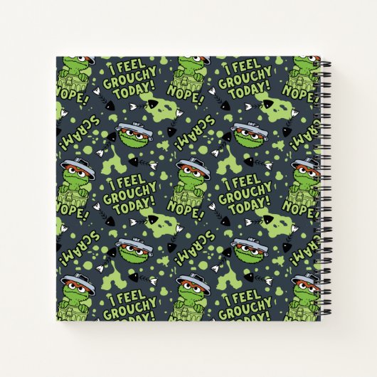 Sesame Street | Oscar de Mopper kont op! Notitieboek (Achterkant)