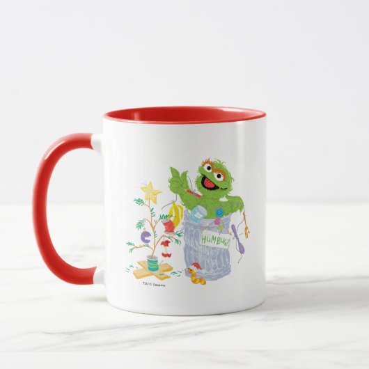 Sesame Street | Oscar - Kerstboom Mok (Links)