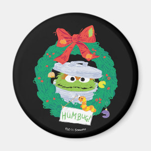 Sesame Street Oscar the Grouch Kranz Magneet