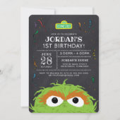 Sesame Street | Oscars verjaardagsklasschrijfplank Kaart (Voorkant)