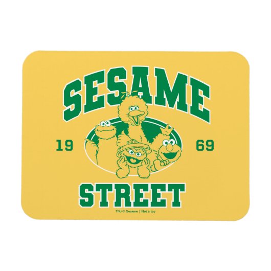 Sesame Street | Oud 1969 Magneet (Horizontaal)