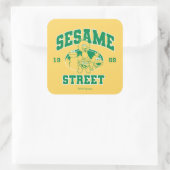 Sesame Street | Oud 1969 Vierkante Sticker (Tas)
