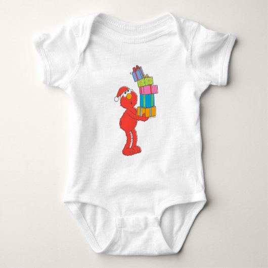 Sesame Street | Oude Elmo en Cadeaus Romper (Voorkant)