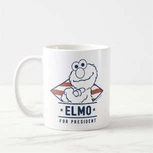 Sesame Street   Oude Elmo voor President Koffiemok