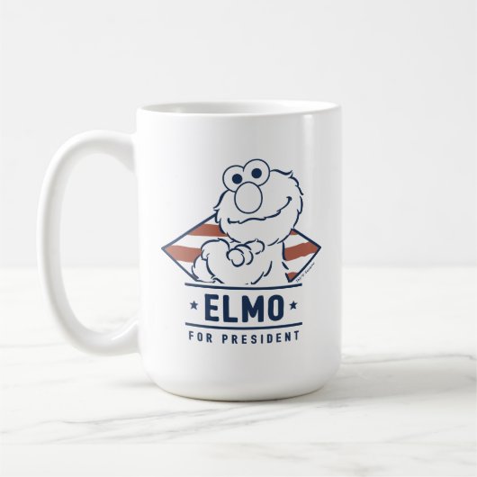 Sesame Street | Oude Elmo voor President Koffiemok (Links)