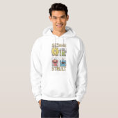 Sesame Street Oude Karakter Comic 2 Hoodie (Voorkant volledig)