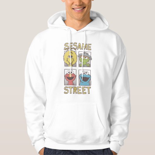 Sesame Street Oude Karakter Comic 2 Hoodie (Voorkant)