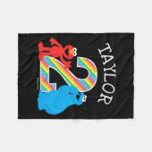 Sesame Street Pals Chalkboard Rainbow 2nd Birthday Fleece Deken (Voorkant (Horizontaal))