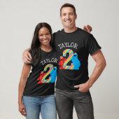 Sesame Street Pals Chalkboard Rainbow 2nd Birthday T-shirt (Unisex)