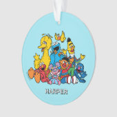 Sesame Street Pals | Customized Name & Photo Ornament (voorkant)