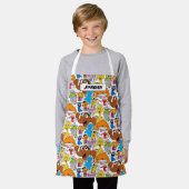 Sesame Street Pals Doodley Pattern Schort (Gedragen)