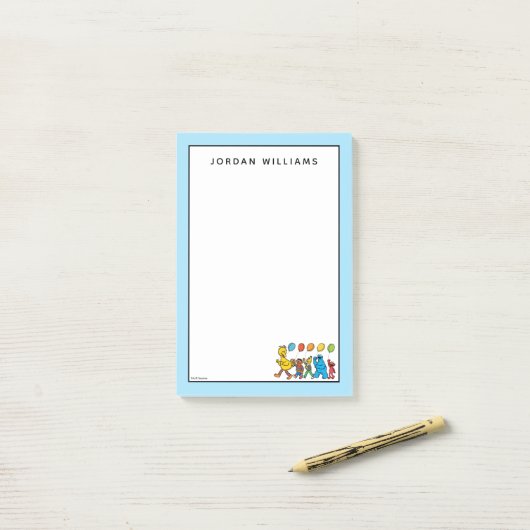 Sesame Street Pals | Party Balloons Post-it® Notes (Op bureau)