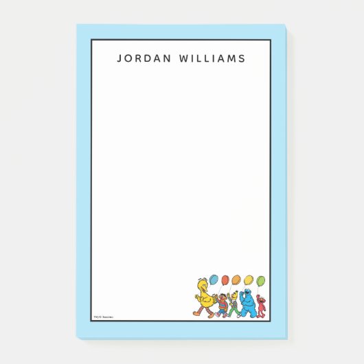 Sesame Street Pals | Party Balloons Post-it® Notes (Voorkant)