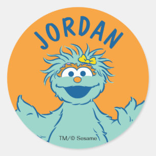 Sesame Street   Persoonlijke Rosita Ronde Sticker