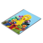 Sesame Street | Pretportret van kleurrijke vriende Notitieboek (Linkerzijde)