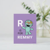 Sesame Street | R is for Rosita | Add Your Name Briefkaart (Staand voorkant)