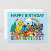 Sesame Street | Rainbow Wave Briefkaart (Voorkant / Achterkant)
