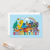 Sesame Street | Rainbow Wave Kaart (Voorkant / Achterkant in situ)