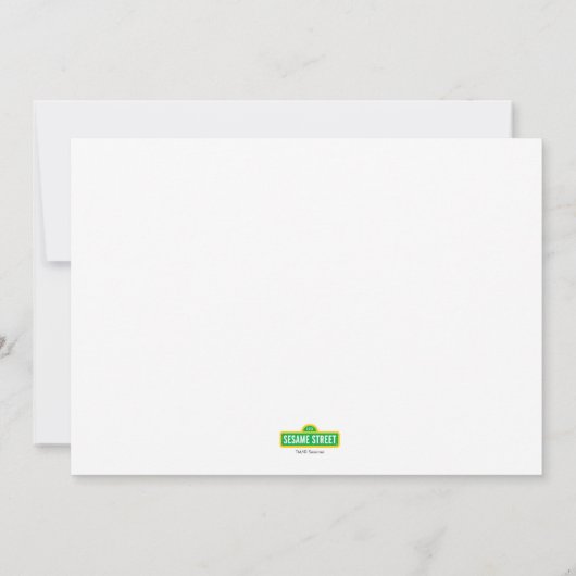 Sesame Street | Rainbow Wave Kaart (Achterkant)