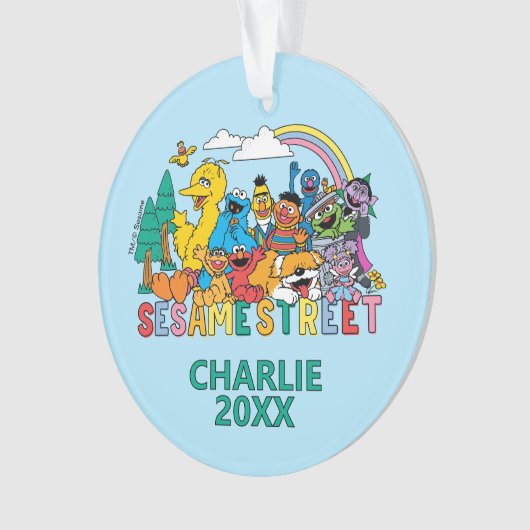 Sesame Street | Rainbow Wave Ornament (voorkant)