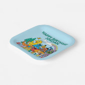 Sesame Street | Rainbow Wave Papieren Bordje (Gebogen)