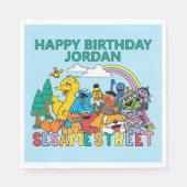 Sesame Street | Rainbow Wave Servet (Voorkant)