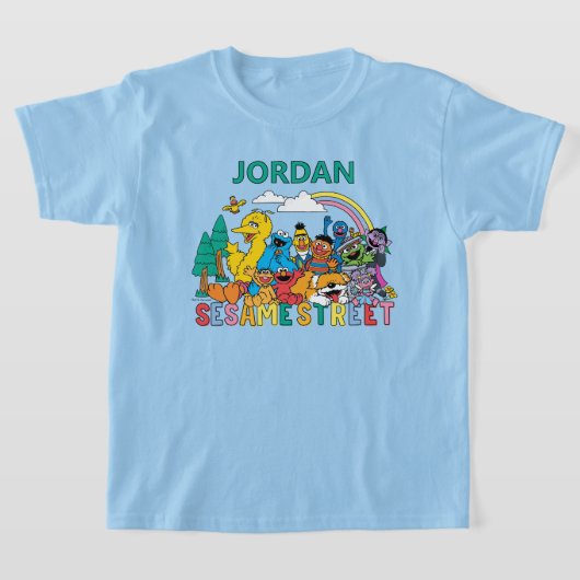 Sesame Street | Rainbow Wave T-shirt (Laagn)