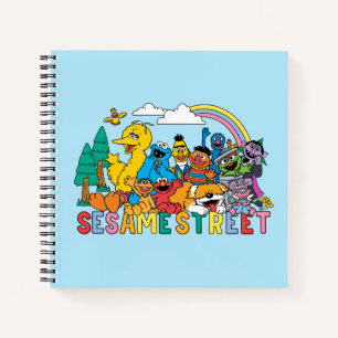 Sesame Street Regenbooggolf Notitieboek