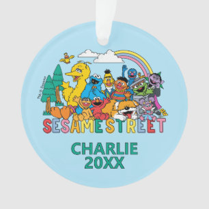 Sesame Street Regenbooggolf Ornament
