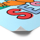 Sesame Street | Regenbooggolf Poster (Hoek)