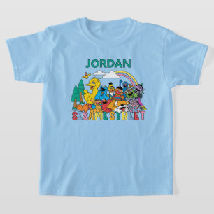 Sesame Street Regenbooggolf T-shirt