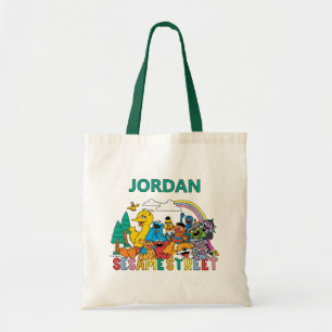 Sesame Street Regenbooggolf Tote Bag