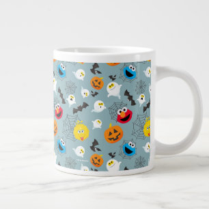 Sesame Street Schattig Halloween Patroon Grote Koffiekop