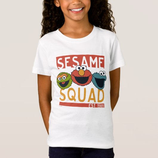 Sesame Street - Sesame Squad T-shirt (Voorkant)