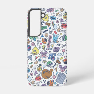 Sesame Street Sesame Street-vrienden Doodle-patr Samsung Galaxy Hoesje