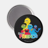 Sesame Street | Sesame vrienden Magneet (Voorkant / Achterkant)