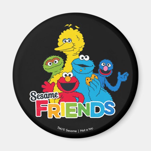 Sesame Street | Sesame vrienden Magneet (Voorkant)