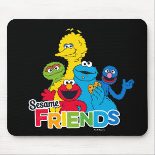 Sesame Street   Sesame Vrienden Muismat